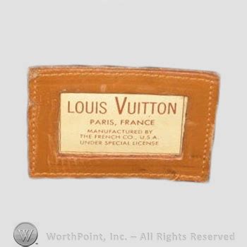 louis vuitton label sample.